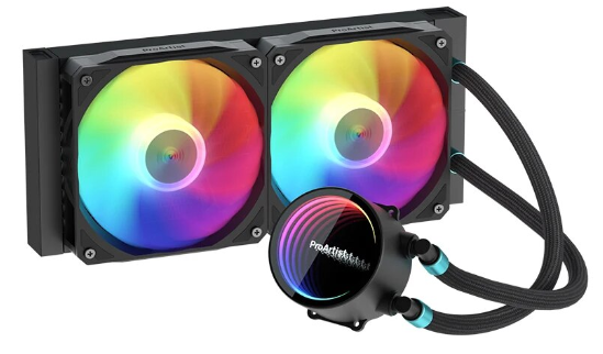 EA3SE ProArtist ECONOMIC AIO 3 EA3 Black/White AIO CPU Liquid Cooling PC Fans