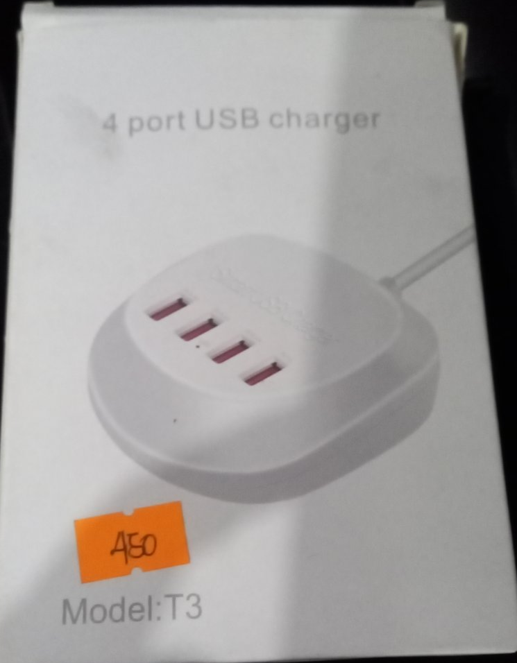4 Port USB Charging Hub