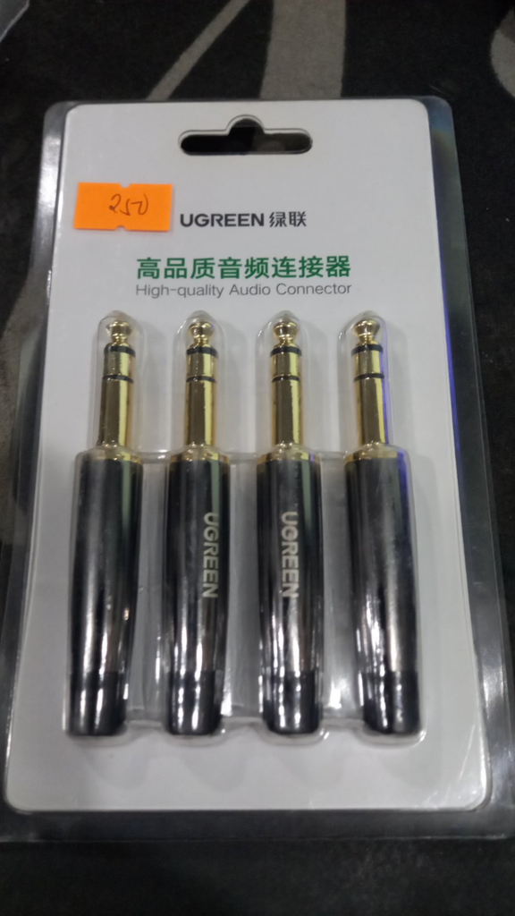 Ugreen High Quality Audio Connector 1/4" PL Jack