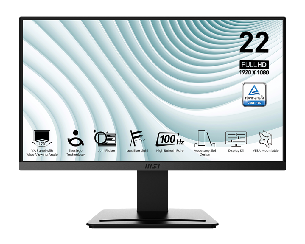 MSI PRO MP223 Business & Productivity Monitor 241113 r