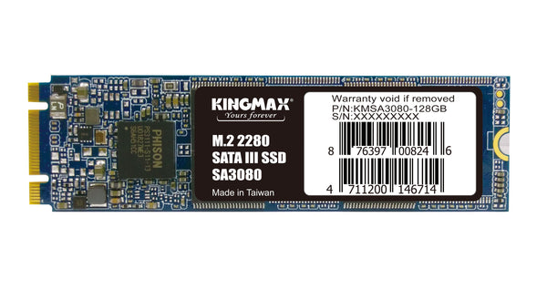 KINGMAX M.2 2280 PCIe NVMe SSD Gen3x4 PQ3480 - 128GB – Joebz