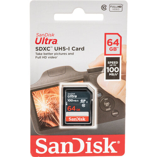 SanDisk Ultra SDXC UHS-I Memory Card SDSDUNR-064G-GN3IN 64GB