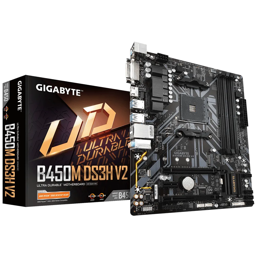 GIGABYTE B450M DS3H V2 SOCKET AM4