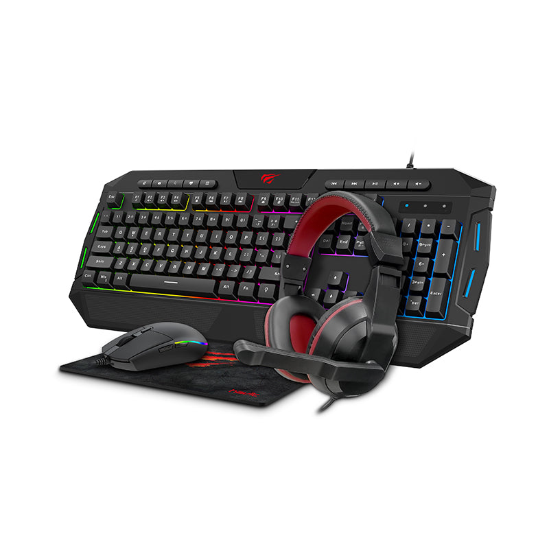 Havit KB501CM GAMENOTE KB501CM headphones + keyboard + mouse + mouse pad