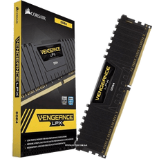 CORSAIR VENGEANCE® LPX 8GB (1 x 8GB) DDR4 DRAM 3000MHz C16 Memory Kit (BLACK) CMK8GX4M1D3000C16