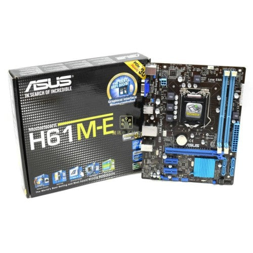 ASUS MOTHERBOARD H61 M-E Socket 1155 - Main Image
