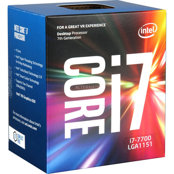 CPU Intel Core i7-7700 CPU Intel® Core™ i7-7700 Processor 8M Cache, up to 4.20 GHz LGA 1151