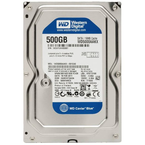 Western Digital 500GB Hard Disk Drive – Joebz Computer Sales
