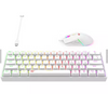 Havit KB867 White 61 Keys Gaming Keyboard Mouse Combos Mechanical Wired Rgb Home Desktop Computer Mechanical Keyboard And Mouse