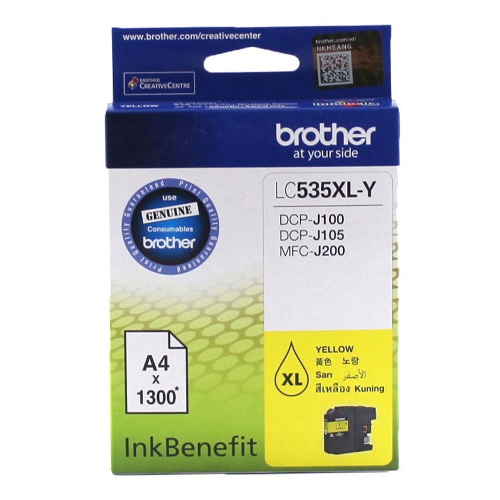 Brother LC535XL-Y Yellow Ink Cartridge