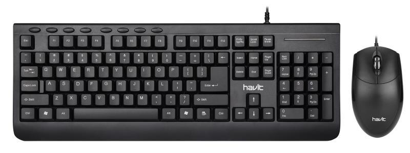 HAVIT KB540CM Multimedia Keyboard and Mouse