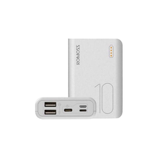 Romoss SIMPLE 10 10000 mAh Portable Power Bank (WHITE)