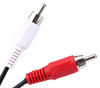 10 Meter 2 RCA to 2 RCA Cable for Audio (Red/White Connectors)