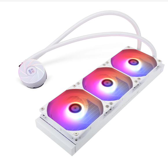 AE360 AQUA ELITE 360 White ARGB 12th Integrated Water Cooling Radiator ...