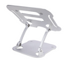 SALD STAND Laptop Stand for Desk, Ergonomic Laptop Stand Adjustable Height, Aluminum, Portable, Supports up to 22lb (10kg), Foldable Laptop Holder for Desk - Angled Notebook Computer Riser/Lift
