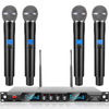 Professional Wireless Microphone System 4 Channel