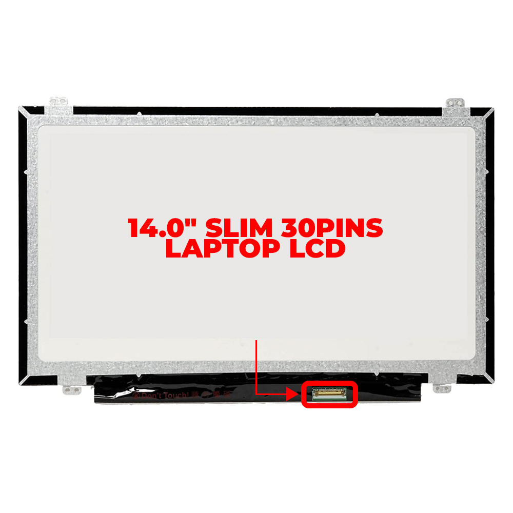 14.0" Slim 30pins Laptop LCD