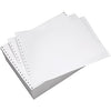 Carbonless Continuous Paper (White+White) 2-Ply (11" x 14 7/8")