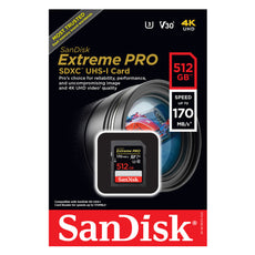 SanDisk Extreme PRO microSDXC UHS-I Card with adapter 512GB