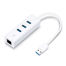 TP-Link UE330 USB 3.0 3-Port Hub & Gigabit Ethernet Adapter 2 in 1 USB Adapter