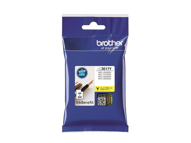 Brother LC3617Y Yellow Ink Cartridge
